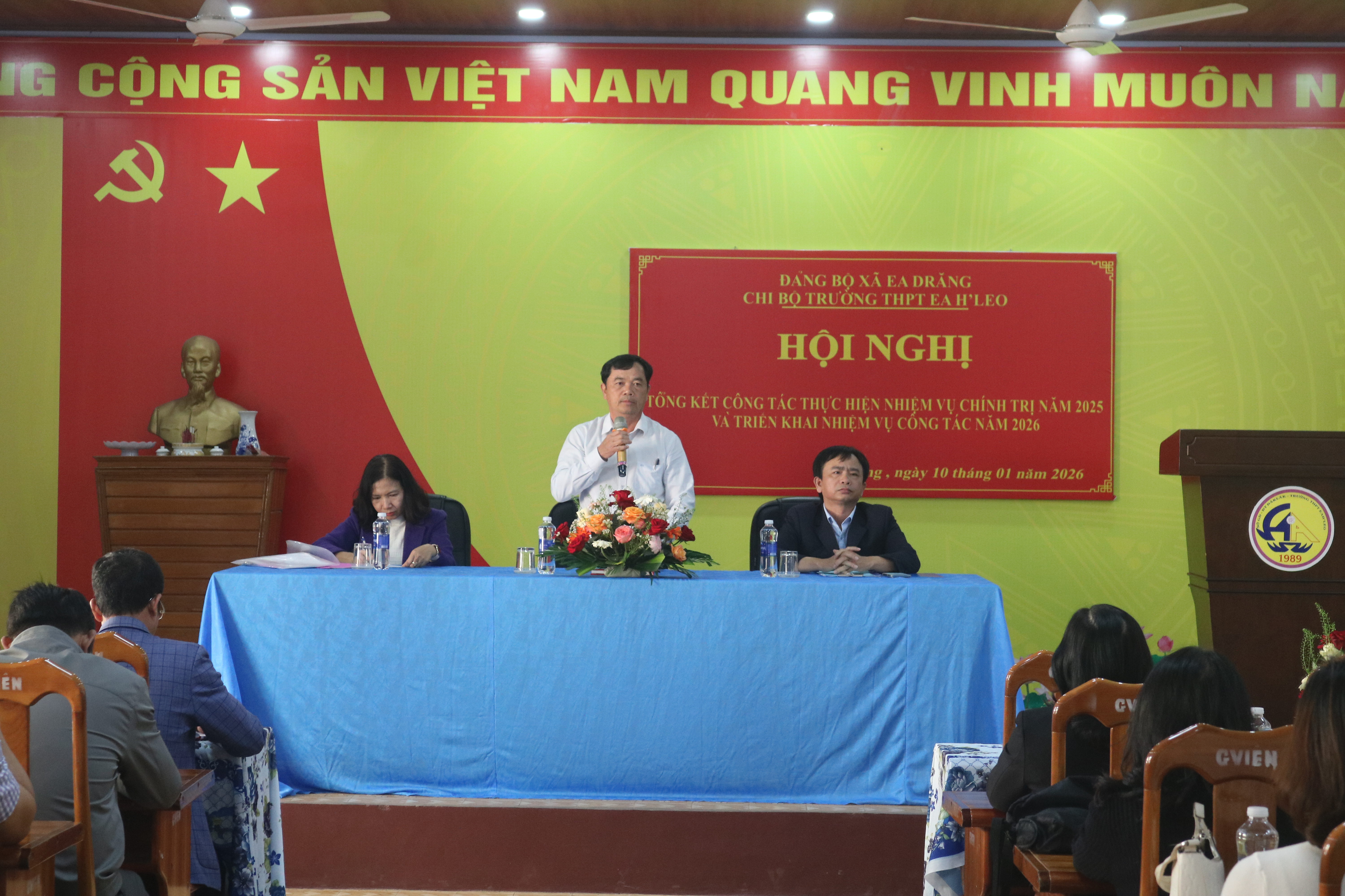 Hội nghị tổng kết Chi bộ THPT Ea H’leo năm 2025